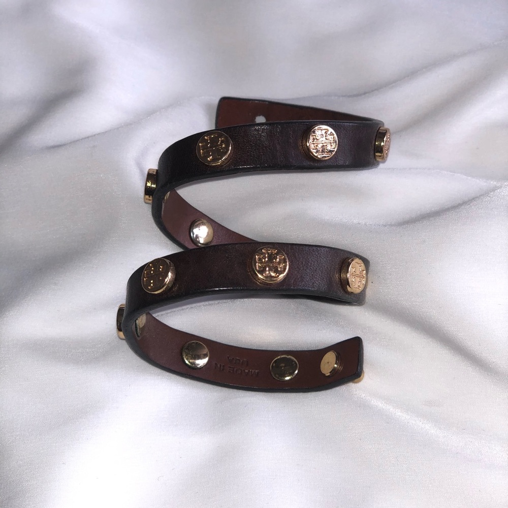 Tory Burch leather wrap bracelet